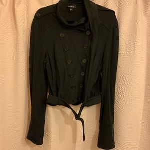 // bebe military cotton blazer //
